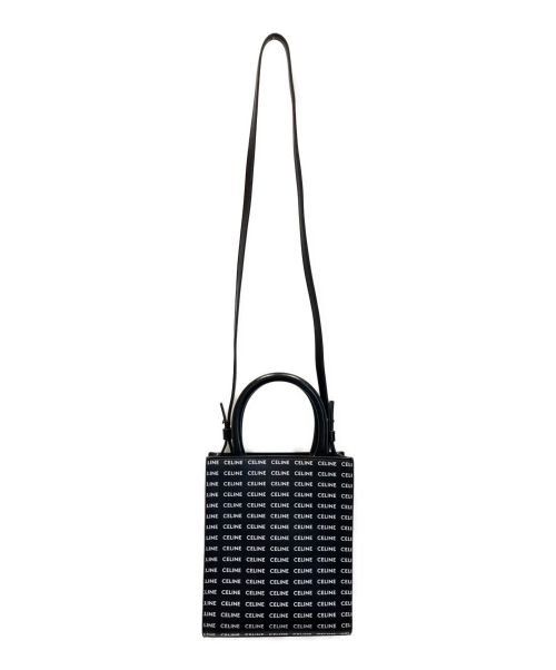 CELINE（セリーヌ）CELINE (セリーヌ) Mini Vertical Cabas in Canvas ブラック サイズ:-の古着・服飾アイテム