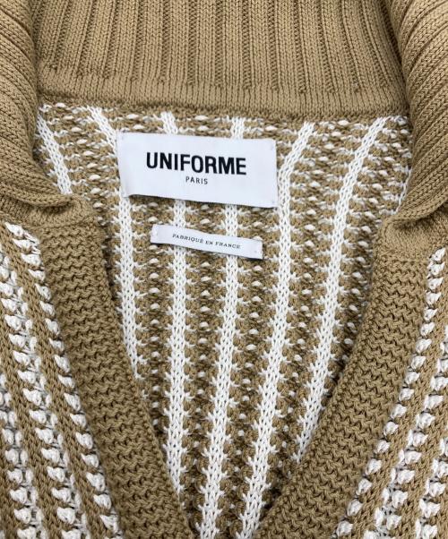 UNIFORME（ユニフォーム）UNIFORME (ユニフォーム) OVERSIZED OPEN COLLAR SWEATER LEGNO&LATTE サイズ:Sの古着・服飾アイテム