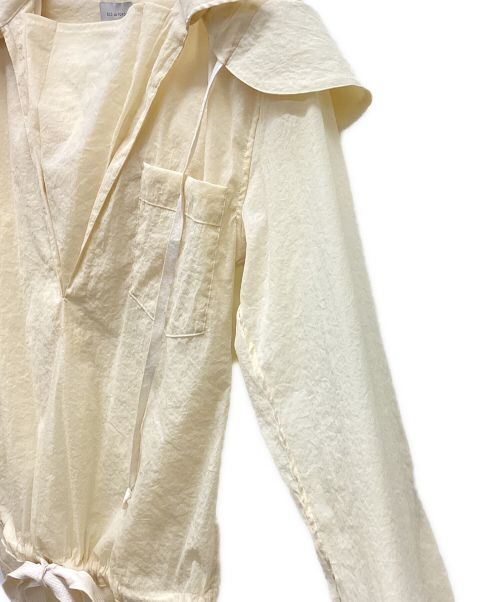 BED J.W. FORD（ベッドフォード）BED J.W. FORD (ベッドフォード) ストレッチナイロン プルオーバーシャツ ベージュ サイズ:-の古着・服飾アイテム