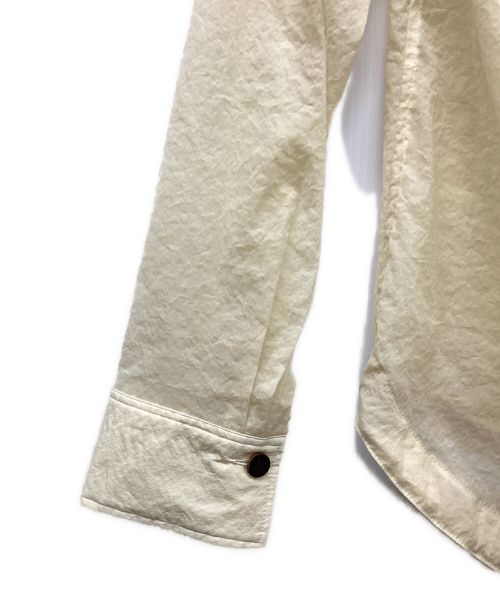 BED J.W. FORD（ベッドフォード）BED J.W. FORD (ベッドフォード) ストレッチナイロン プルオーバーシャツ ベージュ サイズ:-の古着・服飾アイテム