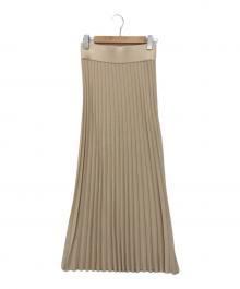 DEUXIEME CLASSE（ドゥーズィエム クラス）の古着「beauty pleated スカート」｜ベージュ