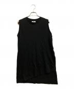 ESLOWエスロー）の古着「SLIT TANK TOP」｜ブラック