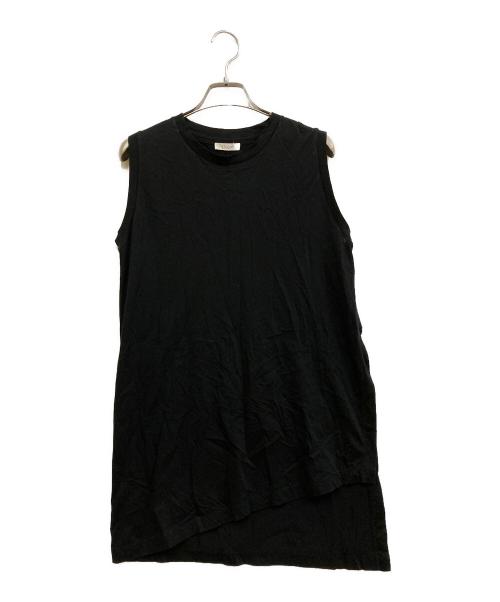 ESLOW（エスロー）ESLOW (エスロー) SLIT TANK TOP ブラック サイズ:SIZE 9の古着・服飾アイテム