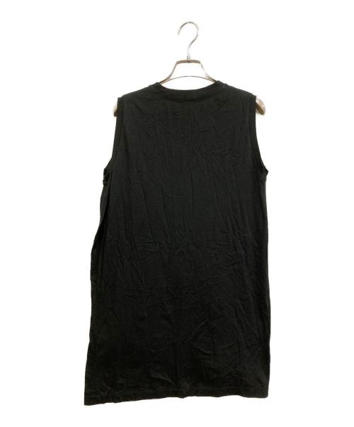 ESLOW（エスロー）ESLOW (エスロー) SLIT TANK TOP ブラック サイズ:SIZE 9の古着・服飾アイテム