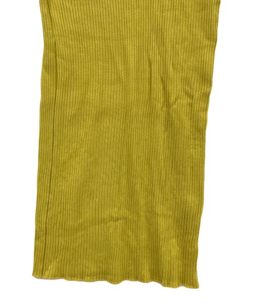 ASTRAET（アストラット）ASTRAET (アストラット) ノースリーブニットワンピース イエロー サイズ:表記なしの古着・服飾アイテム