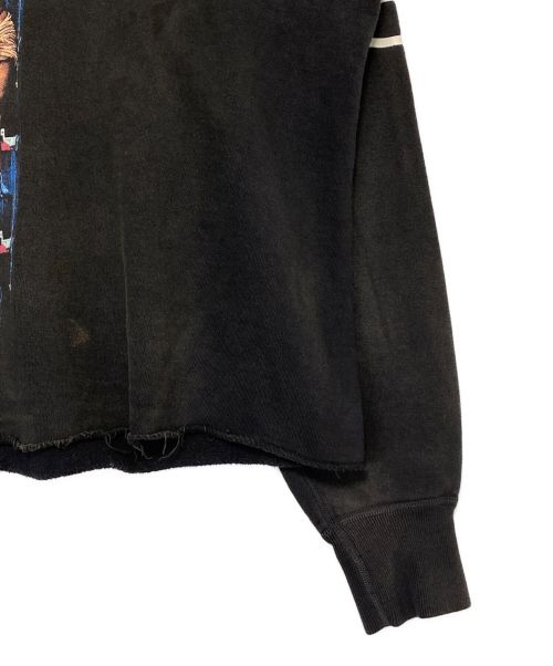 SAINT MICHAEL（セントマイケル）SAINT MICHAEL (セントマイケル) kosuke kawamura (コウスケ カワムラ) KK/HOODIE / COMPLICATED ブラック サイズ:Mの古着・服飾アイテム