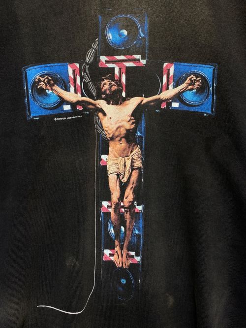 SAINT MICHAEL（セントマイケル）SAINT MICHAEL (セントマイケル) kosuke kawamura (コウスケ カワムラ) KK/HOODIE / COMPLICATED ブラック サイズ:Mの古着・服飾アイテム