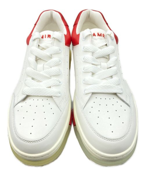 AMIRI（アミリ）AMIRI (アミリ) Stadium Low Sneakers ホワイト×レッド サイズ:43の古着・服飾アイテム