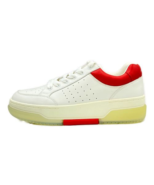 AMIRI（アミリ）AMIRI (アミリ) Stadium Low Sneakers ホワイト×レッド サイズ:43の古着・服飾アイテム