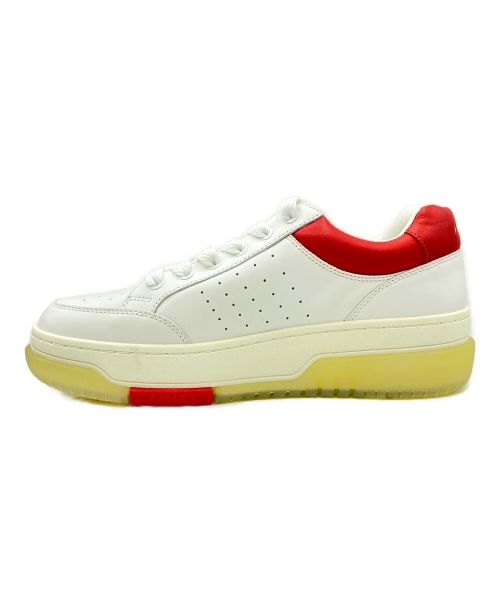 AMIRI（アミリ）AMIRI (アミリ) Stadium Low Sneakers ホワイト×レッド サイズ:43の古着・服飾アイテム