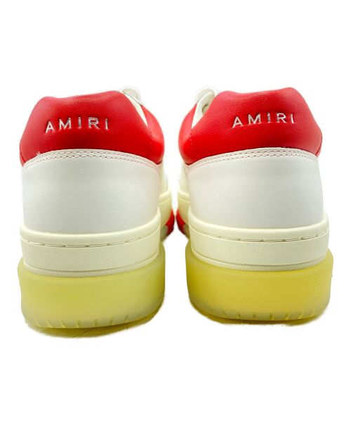 AMIRI（アミリ）AMIRI (アミリ) Stadium Low Sneakers ホワイト×レッド サイズ:43の古着・服飾アイテム
