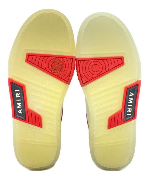 AMIRI（アミリ）AMIRI (アミリ) Stadium Low Sneakers ホワイト×レッド サイズ:43の古着・服飾アイテム
