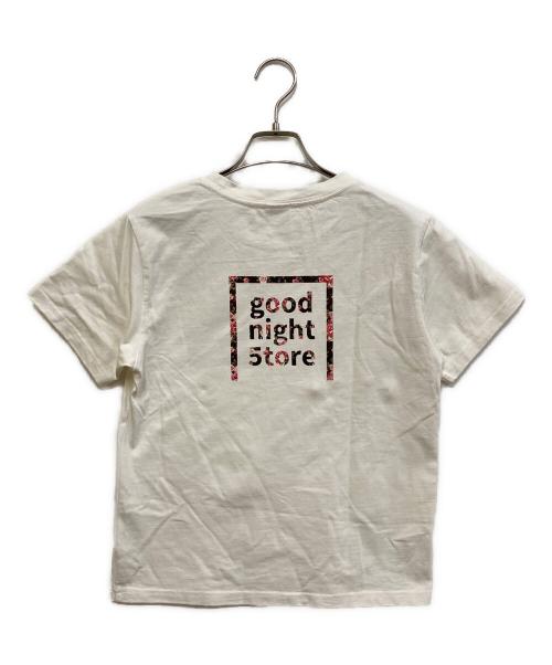 goodnight5tore（グッドナイトストア）goodnight5tore (グッドナイトストア) ロゴTシャツ ホワイト サイズ:SIZE Freeの古着・服飾アイテム