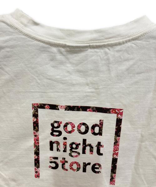 goodnight5tore（グッドナイトストア）goodnight5tore (グッドナイトストア) ロゴTシャツ ホワイト サイズ:SIZE Freeの古着・服飾アイテム