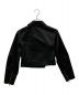 FOXEY BOUTIQUE (フォクシー ブティック) サテン ダブル ライダースジャケット ブラック サイズ:SIZE 38：10000円