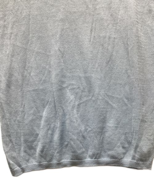 LOHEN（ローヘン）LOHEN (ローヘン) ホールガーメントシアーハイネックニット ブルー サイズ:freeの古着・服飾アイテム