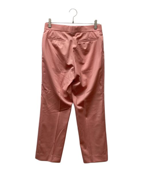 DRAWER（ドゥロワー）DRAWER (ドゥロワー) ウールギャバジンベーシックパンツ ピンク サイズ:38の古着・服飾アイテム