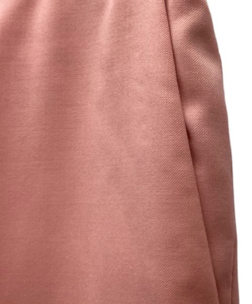 DRAWER（ドゥロワー）DRAWER (ドゥロワー) ウールギャバジンベーシックパンツ ピンク サイズ:38の古着・服飾アイテム