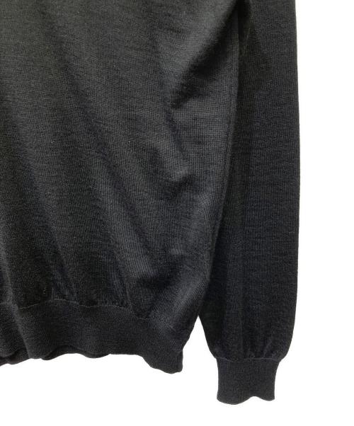 Cruciani（クルチアーニ）Cruciani (クルチアーニ) シルクカシミヤVネックニット ブラック サイズ:44の古着・服飾アイテム