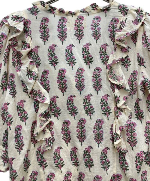 SZ Blockprints（エスゼットブロックプリント）SZ Blockprints (エスゼットブロックプリント) HARTLEY TOP PHOOL ベージュ サイズ:Sの古着・服飾アイテム