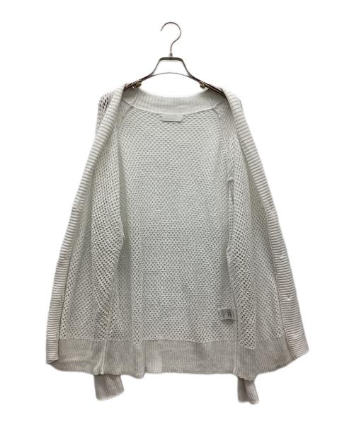 GALLARDA GALANTE（ガリャルダガランテ）GALLARDA GALANTE (ガリャルダガランテ) メッシュカーディガン ホワイト サイズ:Freeの古着・服飾アイテム