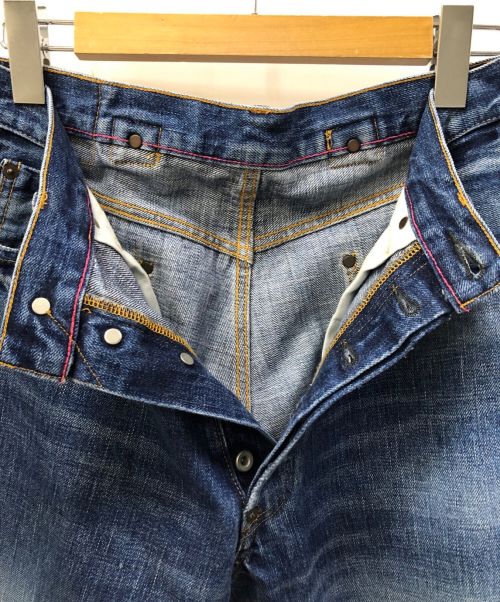 ordinary fits（オーディナリーフィッツ）ordinary fits (オーディナリーフィッツ) 5ポケットアンクルデニムパンツ インディゴ サイズ:71cm（W28）の古着・服飾アイテム