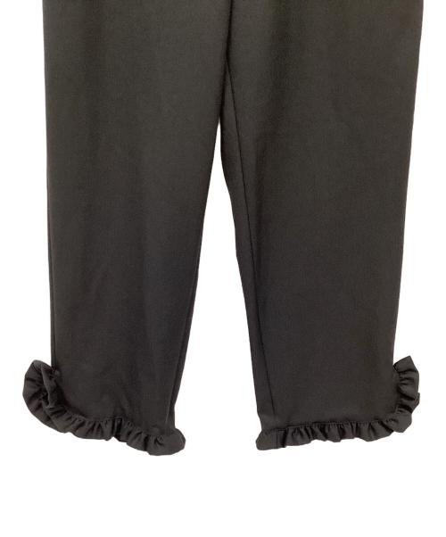 IENA（イエナ）IENA (イエナ) P/Vストレッチフリルパンツ ブラック サイズ:34 未使用品の古着・服飾アイテム