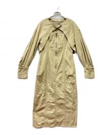 Snidel（スナイデル）の古着「2wayデザインジップワンピ」｜ベージュ