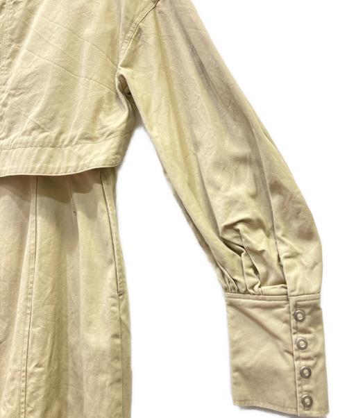 Snidel（スナイデル）Snidel (スナイデル) 2wayデザインジップワンピ ベージュ サイズ:1の古着・服飾アイテム