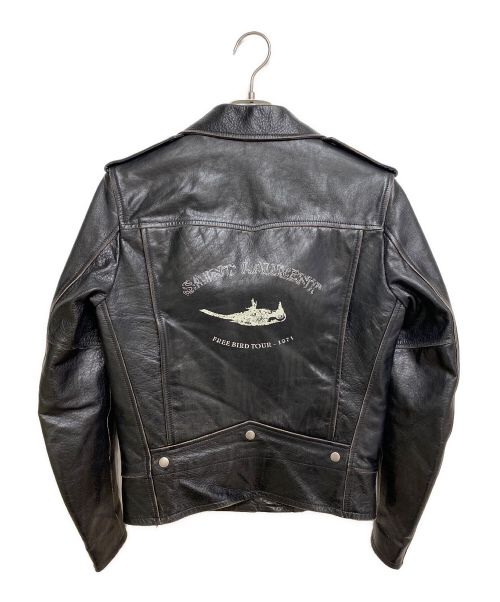 Saint Laurent Paris（サンローランパリ）Saint Laurent Paris (サンローランパリ) モーターサイクル ライダースジャケット ブラック サイズ:44の古着・服飾アイテム