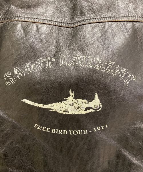 Saint Laurent Paris（サンローランパリ）Saint Laurent Paris (サンローランパリ) モーターサイクル ライダースジャケット ブラック サイズ:44の古着・服飾アイテム
