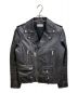 Saint Laurent Paris（サンローランパリ）の古着「モーターサイクル ライダースジャケット」｜ブラック