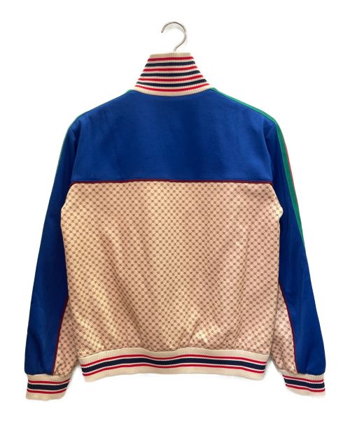 GUCCI（グッチ）GUCCI (グッチ) GG柄 ウェブストライプテクニカル ジャージ ベージュ サイズ:Sの古着・服飾アイテム