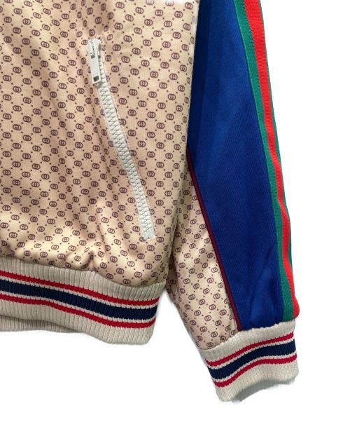 GUCCI（グッチ）GUCCI (グッチ) GG柄 ウェブストライプテクニカル ジャージ ベージュ サイズ:Sの古着・服飾アイテム