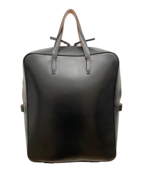 MARROW（マロウ）MARROW (マロウ) レザートートバッグ ブラックの古着・服飾アイテム