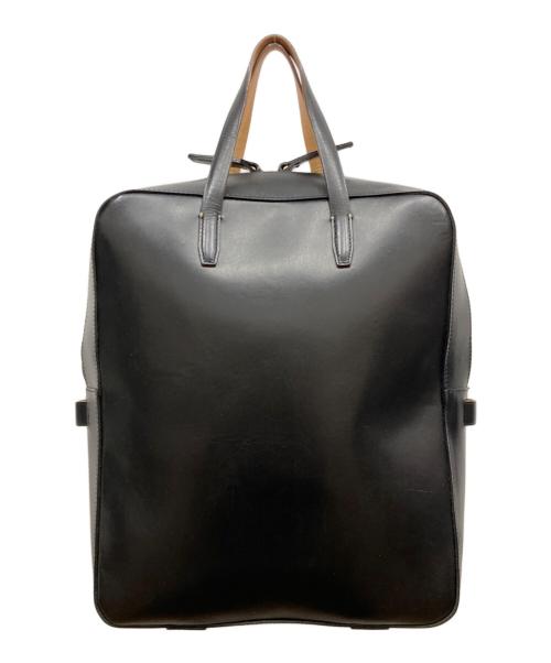 MARROW（マロウ）MARROW (マロウ) レザートートバッグ ブラックの古着・服飾アイテム