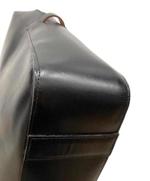 MARROW（マロウ）MARROW (マロウ) レザートートバッグ ブラックの古着・服飾アイテム
