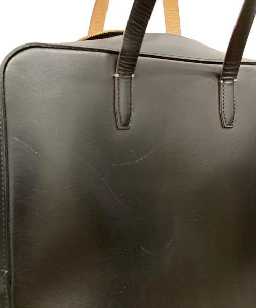 MARROW（マロウ）MARROW (マロウ) レザートートバッグ ブラックの古着・服飾アイテム