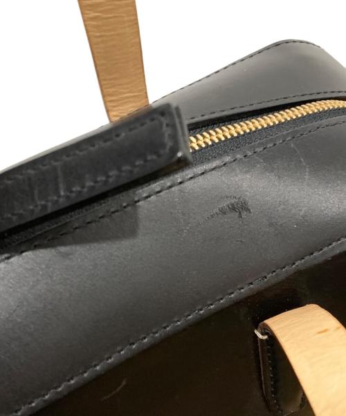 MARROW（マロウ）MARROW (マロウ) レザートートバッグ ブラックの古着・服飾アイテム