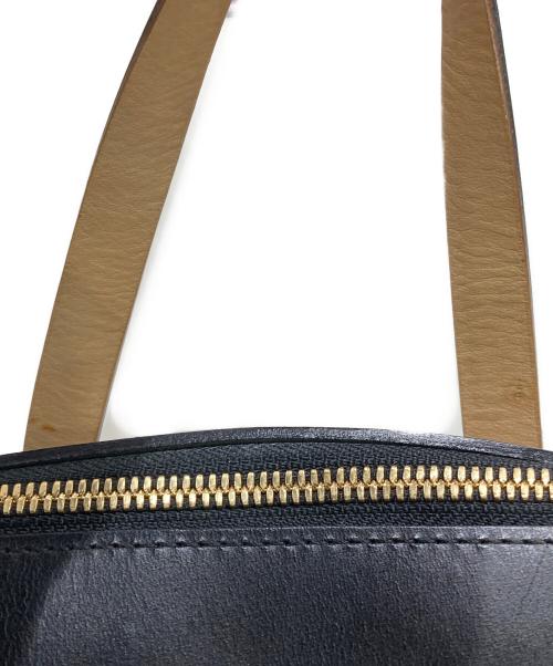 MARROW（マロウ）MARROW (マロウ) レザートートバッグ ブラックの古着・服飾アイテム