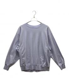 BLURHMS（ブラームス）の古着「Light Sweat Crew-neck P/O」｜ラベンダー