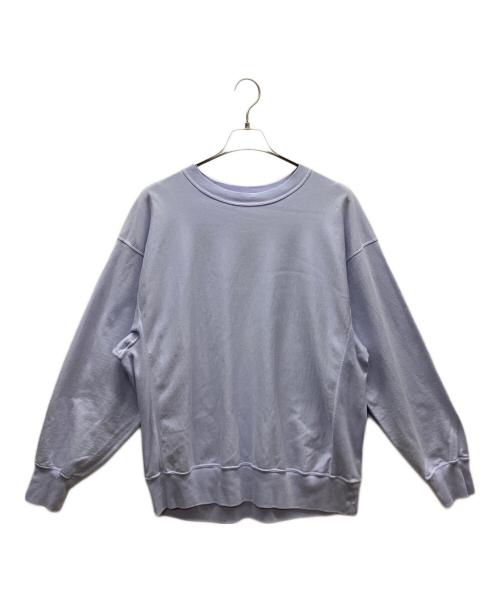BLURHMS（ブラームス）blurhms (ブラームス) Light Sweat Crew-neck P/O ラベンダー サイズ:2の古着・服飾アイテム