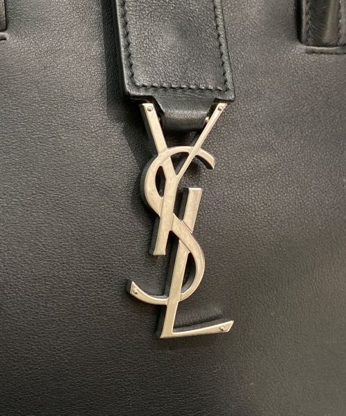 Saint Laurent Paris（サンローランパリ）Saint Laurent Paris (サンローランパリ) ベイビーダウンタウンカバス ブラックの古着・服飾アイテム