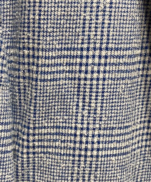 RODA（ロダ）RODA (ロダ) テーラードジャケット ブルー×ホワイト サイズ:48の古着・服飾アイテム