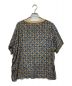 45R (フォーティーファイブアール) レーヨンの小紋柄プリントTシャツ サイズ:SIZE　０：8000円