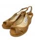 JIMMY CHOO（ジミーチュウ）の古着「コルクサンダル」｜ベージュ