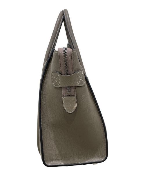 CELINE（セリーヌ）CELINE (セリーヌ) ラゲージ マイクロ スリ/グレージュ サイズ:マイクロの古着・服飾アイテム