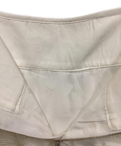 ANAYI（アナイ）ANAYI (アナイ) オーガンジー刺繍スカート ホワイト サイズ:SIZE 36の古着・服飾アイテム