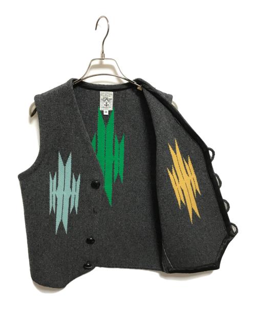 ORTEGA's（オルテガ）ORTEGA's (オルテガ) CHIMAYO VEST グレー サイズ:SIZE 36の古着・服飾アイテム