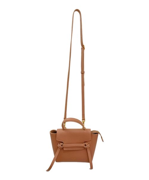 CELINE（セリーヌ）CELINE (セリーヌ) ピコベルトバッグ デザートローズの古着・服飾アイテム